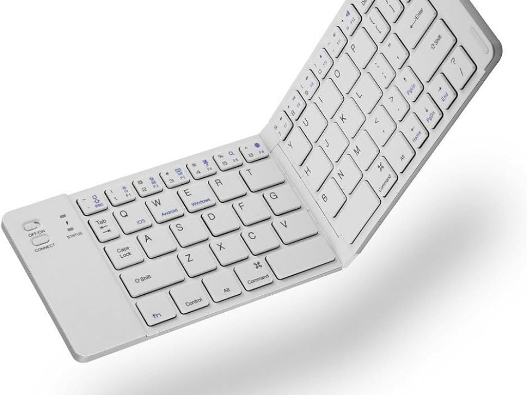 bluetooth katlanır tasınabilir kablosuz sarjlı klavye,Touchpad li , iOS-Android-Windows Uyumlu