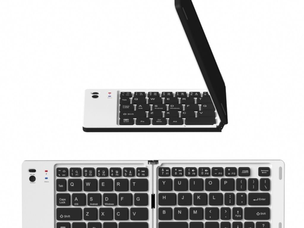 bluetooth katlanır tasınabilir kablosuz sarjlı klavye,Touchpad li , iOS-Android-Windows Uyumlu